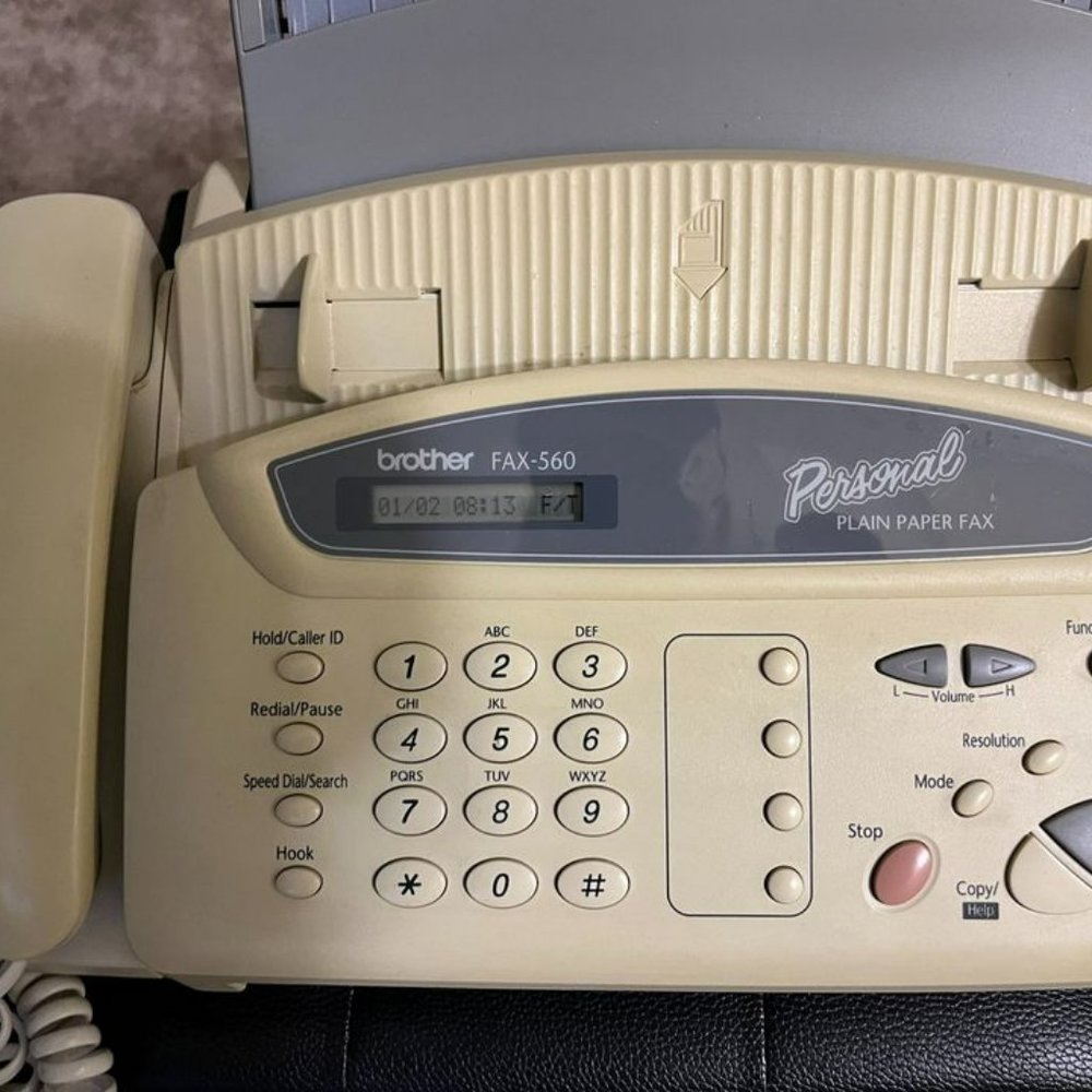 *WORKING* Vintage Personal Fax Machine Model 560